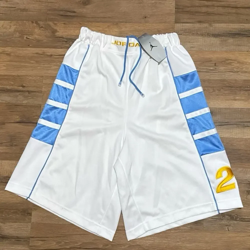 2004 Air Jordan 23 Cat Scratch White UNC Blue 117717-103 Shorts